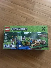 Lego Minecraft 21114 The Farm Steve Skeleton Cow Sheep Minifigures 262 pieces