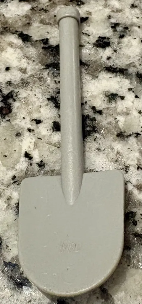 Lego Duplo Grey Shovel Tool Straight Farm Construction Digging Builder Block
