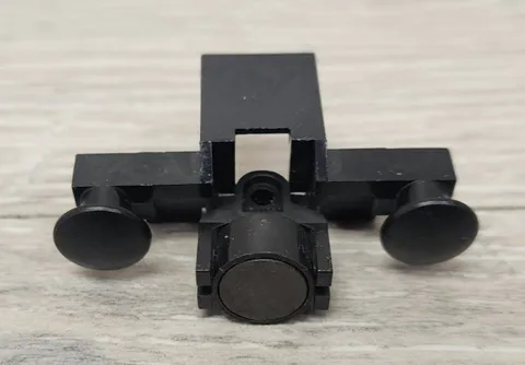 Lego 4022c02 Black Train Buffer Beam With Black Train Coupling and Black Magnet