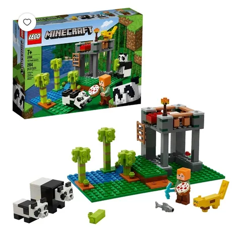 LEGO Minecraft: The Panda Nursery Set 21115. Complete set. All pieces. No box. 