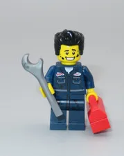 LEGO Car Mechanic toolbox minifigure Collectible Series CMF 6 complete
