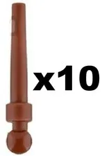 Lego 10 New Harry Potter/Luna Minifig Reddish Brown Wand Wizard Weapon Part D735