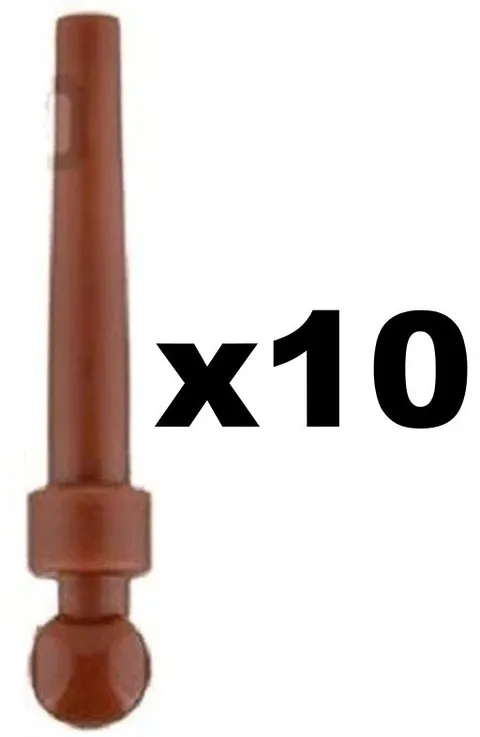 Lego 10 New Harry Potter/Luna Minifig Reddish Brown Wand Wizard Weapon Part D735