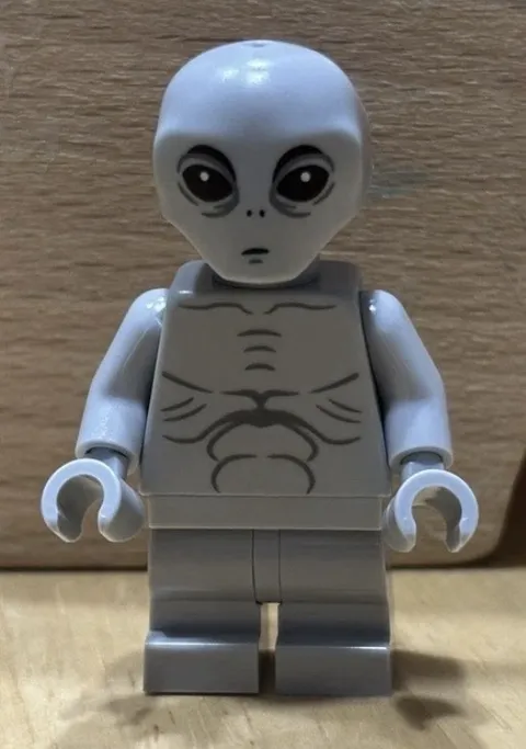LEGO 21369 X-Files Mini Fig Gray Alien Minifigure Grey New