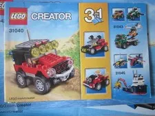 Lego Building Instructions Instruction Creator 31040, 3 in1