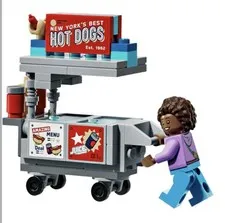 New Lego 76350 Spider-Man Vs Epic Hulk Clash Bag 6 Only Hot Dog Vendor