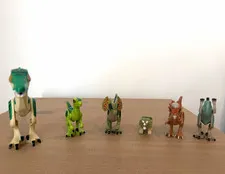 LEGO Jurassic World Dinosaur Animal Figures Bulk Lot 6 pcs Multicolor