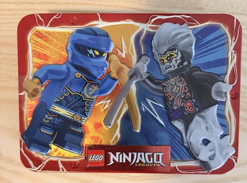 Lego Ninjago Legacy Jay vs. Cinder (112503) Metal Tin