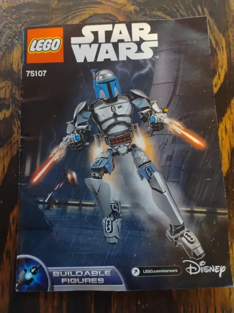 Lego 75107 Jango Fett Star Wars Instruction Manual Only No Bricks