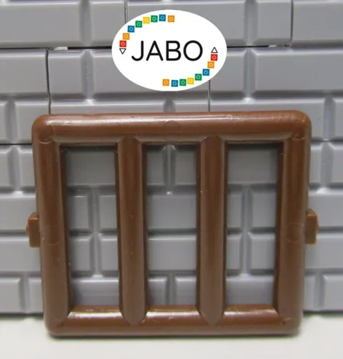 (G12 / 8 / 2) LEGO 6016 Grille Window 1x4x3 Brown 6277 6279 7101 1186 3018