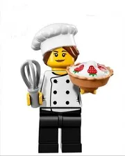 LEGO Minifigures Series 17 71018 Gourmet Chef New Sealed In Pack