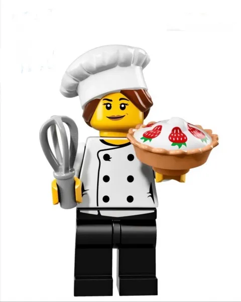 LEGO Minifigures Series 17 71018 Gourmet Chef New Sealed In Pack