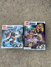 Marvel Avengers LEGO Set Bundle 76169 and 76141 Thanos And Thor Sealed