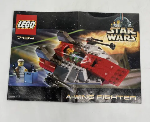 LEGO Instruction Manual 7134 -  A-Wing Fighter Star Wars **MANUAL ONLY** 2000