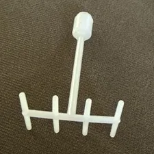 LEGO milky white antenna with side spokes  #3144