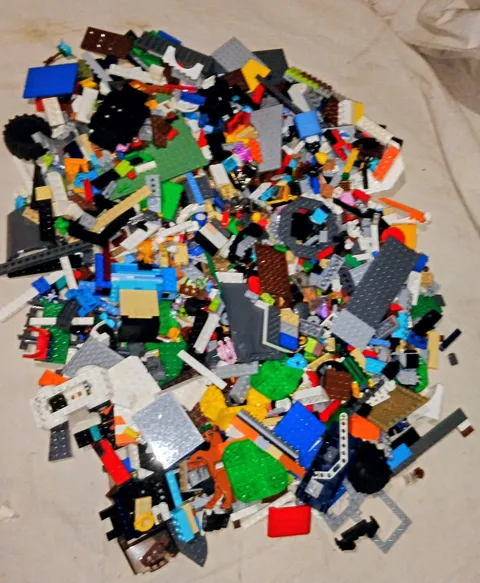 LEGO Bulk Mixed Lot Bricks Pieces & Parts Multicolor Plastic Bag