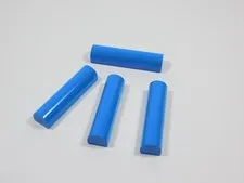 LEGO Lot of 4 Dark Azure 1x4 Curved Top Bricks S6