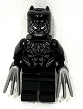 Marvel Lego Minifigure Black Panther w/ Necklace & Claws