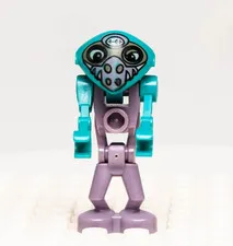 LEGO Life on Mars Minifigure - Mizar Space Alien (lom009) 7317 Aero Tube Hanger