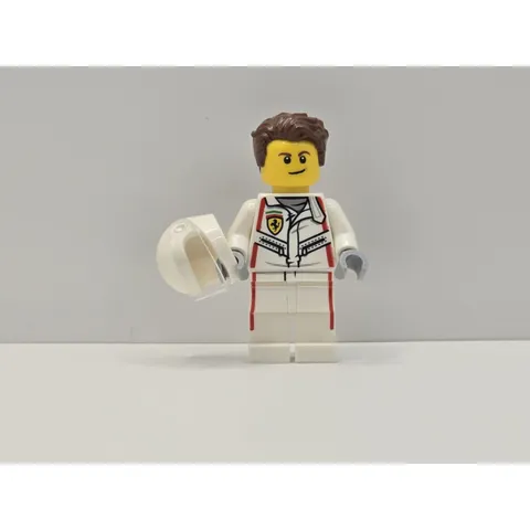 LEGO Speed Champions Ferrari 512 M Driver Minifigure sc097 Helmet New