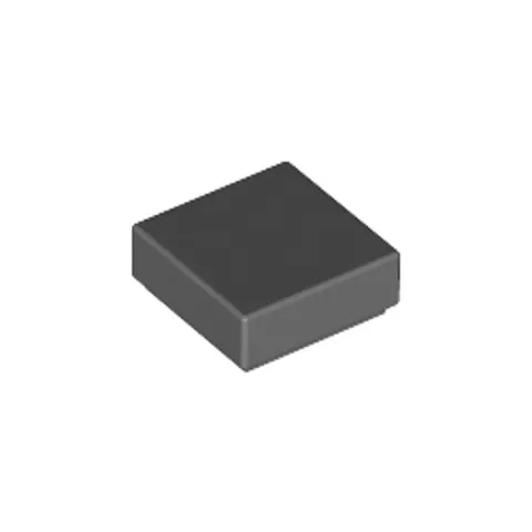 LEGO Briques 100x Foncé Gris Pierre 1x1 Carreau Plat Fin sans Clou 4210848 3070