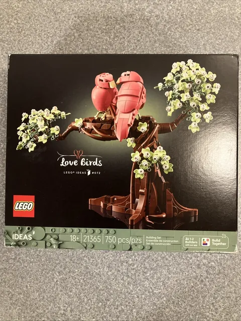 LEGO Ideas #072 Love Birds Set For Adults Valentine's Day Gift & Decor 21365 New