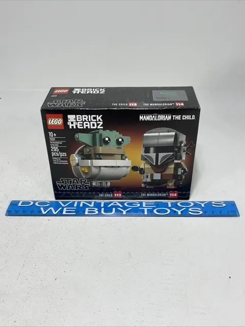 LEGO Star Wars BrickHeadz 75317 -The Mandalorian & the Child -NEW Sealed