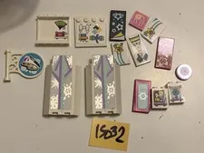 Lego White Brick Parts Lot