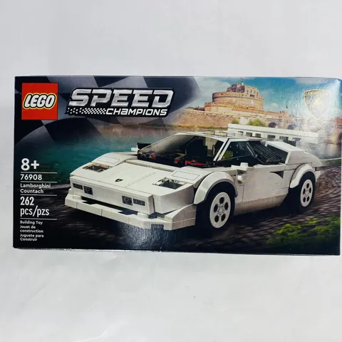 New in Box! Lego Speed Champions Lamborghini Countach Car Set 76908
