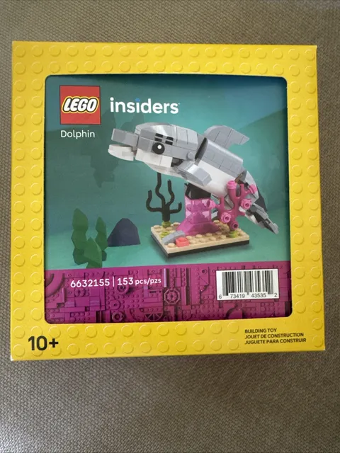 LEGO Insiders Dolphin 153 Pieces Set 6632155 New Sealed Exclusive Promo GWP