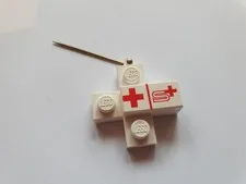 Lego System Pin Samaritan League 1978 Vintage 70s Rare 70s Promo Rare