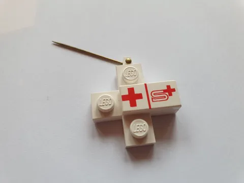 Lego System Pin Samaritan League 1978 Vintage 70s Rare 70s Promo Rare
