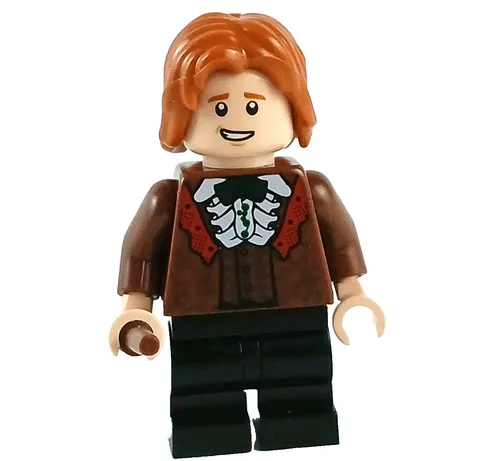 LEGO® Harry Potter RON WEASLEY Minifigure™ Wand Dress Robes Ruffle Shirt hp185
