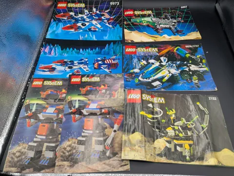 LEGO System 1990s Instruction Manual Lot of 6 Space Sets 6973 6938 6897 & More