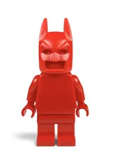 Official LEGO - Red Monochrome Prototype DC Batman Minifigure - Rare