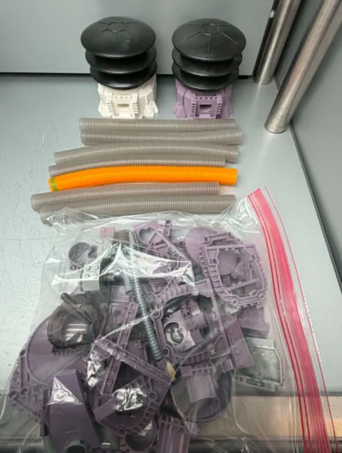 USED LEGO Parts Lot Life On Mars Aero Tube Hanger 7317 Air Pumps, Sand Purple +