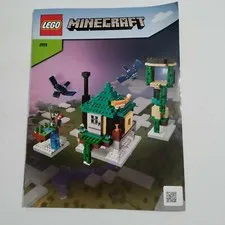 LEGO Minecraft The Sky Tower 21173 Instructions Manual Booklet ONLY - No Bricks