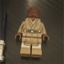 LEGO Star Wars Mace Windu minifig with purple Lightsaber Accessory, 2 Pieces