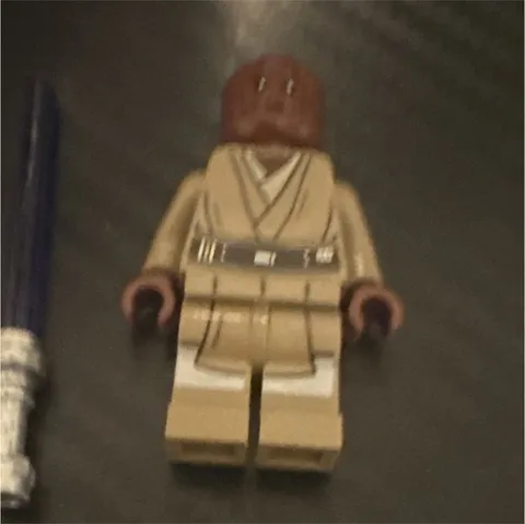 LEGO Star Wars Mace Windu minifig with purple Lightsaber Accessory, 2 Pieces