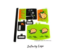 LEGO From Stunt Show Truck, Original Stickers Sheet, NEW from Set 60294