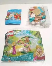 Lego Lot Of 3 Sealed Items Assorted Mini Figure + Princess + Misc