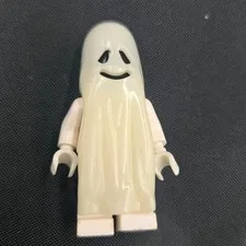 LEGO Smiling GHOST SHROUD for Minifigure Glow in the Dark 
