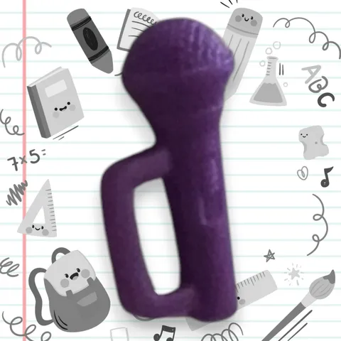 Purple Barbie mini microphone music Playset replacement Ken LOL OMG Clone Bratz