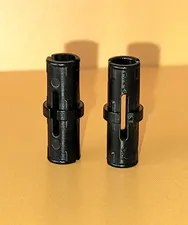 LEGO black technic 2780 Pin with Short Friction Ridges ⚘ qty 2