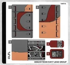 LEGO STICKER SHEET 75173 LUKE'S LANDSPEEDER from set New & Genuine