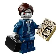LEGO 71010 Series 14 Monsters Minifigure Zombie Businessman Sealed Halloween