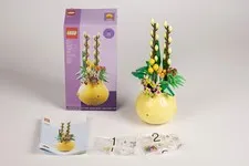 LEGO 40588 Promotional: Yellow Flowerpot - Complete - Box, Manual, Extra Pieces