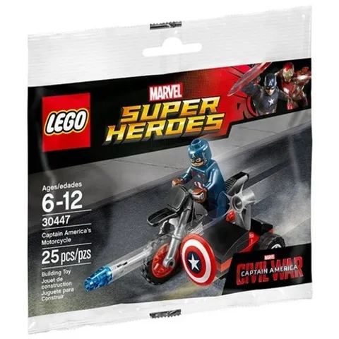 Lego Marvel Captain America's Motorcycle polybag 30447
