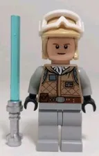 Lego Star Wars Luke Skywalker Hoth Wampa Cave Minifigure sw0098 W Saber Weapon