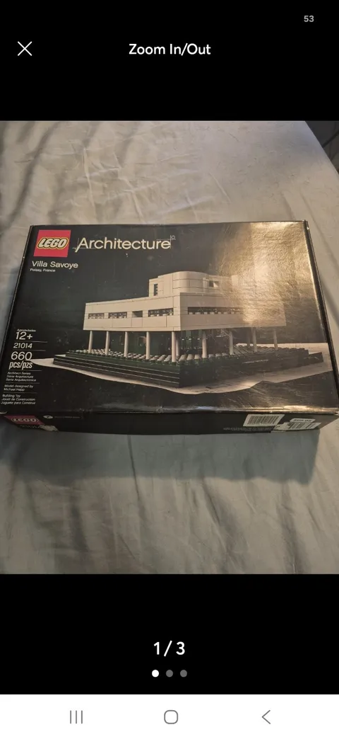 LEGO ARCHITECTURE 21014 Villa Savoye Complete With Instructions! Retired